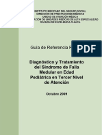 GRR DX y TX SX de Falla Medular en Edad Ped 3er Niv Atn