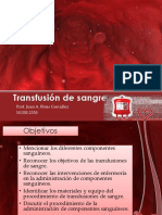 Transfusión de sangre