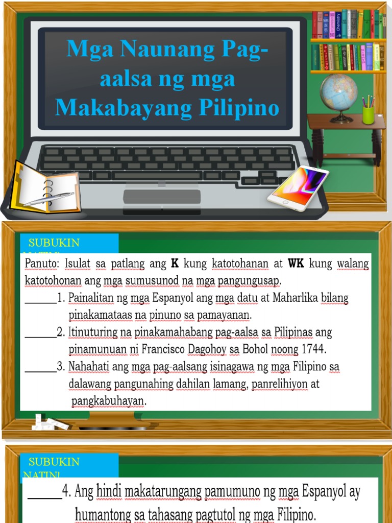 Mga Pag Aalsa Noong Panahon Ng Espanyol