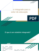 Relato Integrado - Educação