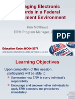 Ken Matthews ERM Program Manager, USAID: Education Code: MO04-2971