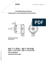 As 7 Y (FS) - As 7 W (FS) : Montage-Und Betriebsanleitung