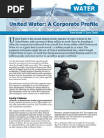 Download United Water A Corporate Profile by Food and Water Watch SN6622694 doc pdf