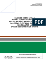 Bases de Diseño Unicas - 2023 Div. Oriente