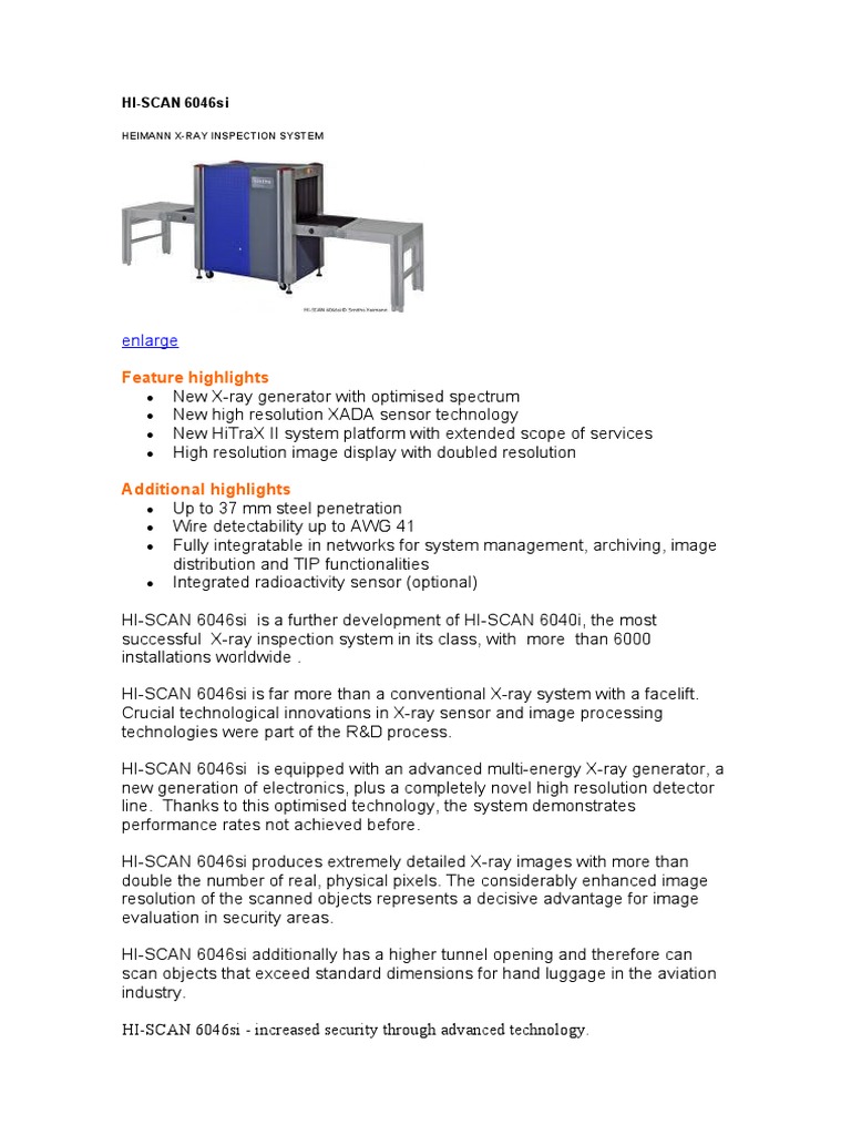 Hi Scan 6046 | PDF