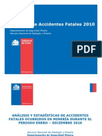 Accidentes Fatales 2010 SEGMIN