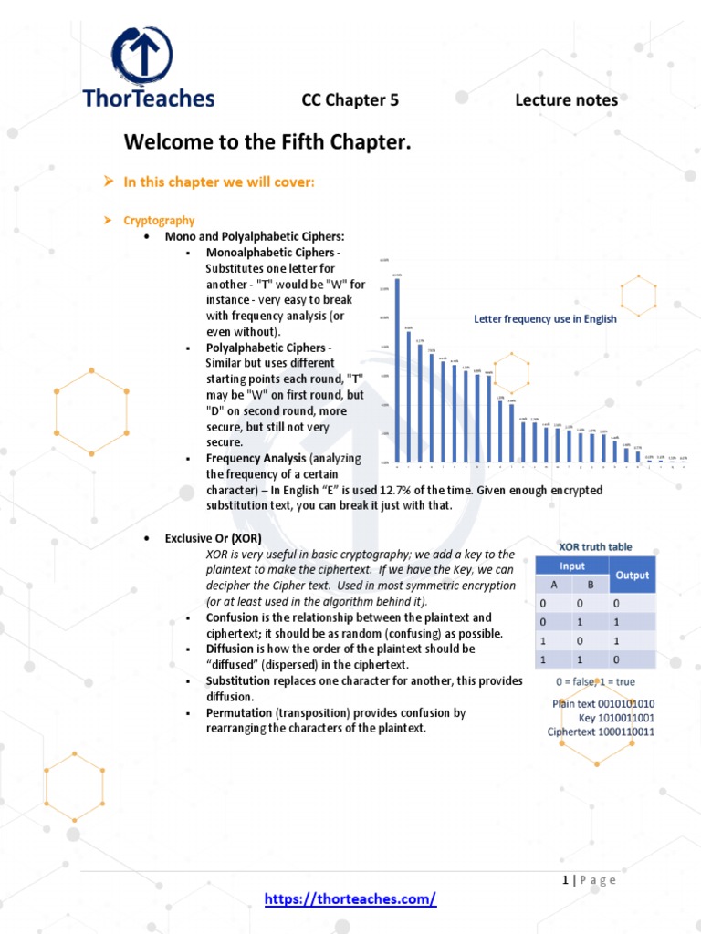 Cryptography Techniques and History | PDF | Public Key Cryptography ...