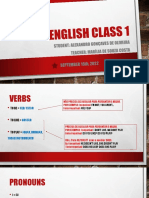 English Class 1