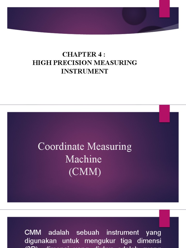 Coordinate Measuring Machine | PDF