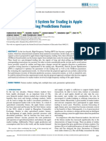 A Decision Support System For Trading in Apple Futures Market Using Predictions Fusion