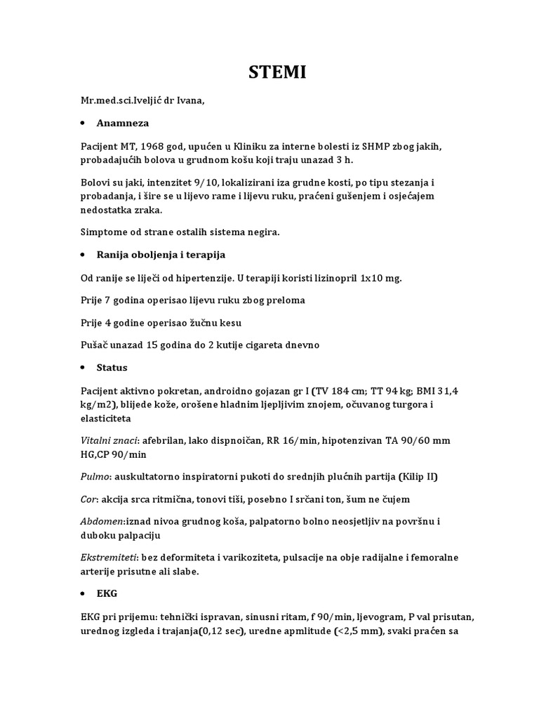 STEMI | PDF