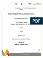 Proyecto de Mantenimiento Integral