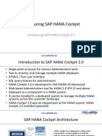 Introducing SAP HANA Cockpit 2.0