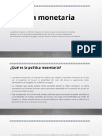 Política Monetaria