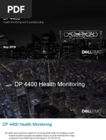 DP4400 Monitoring - Troubleshooting - v1.0