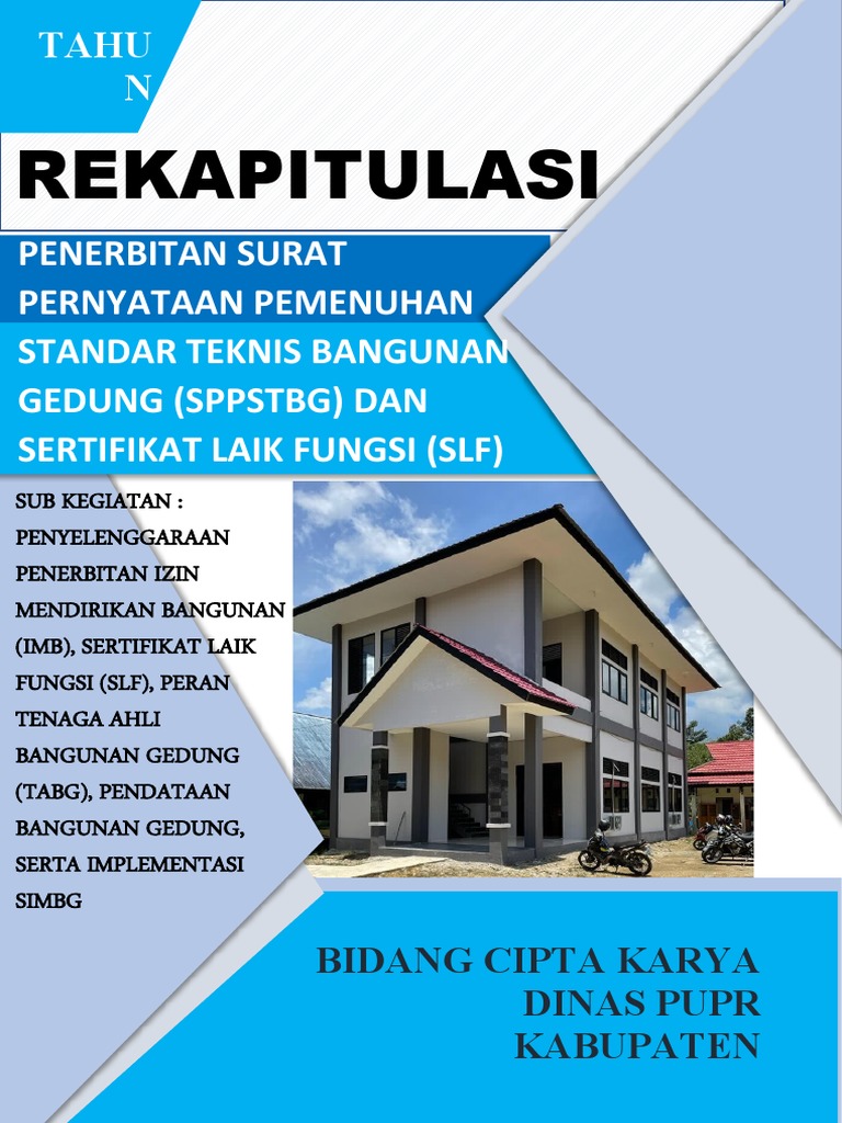 Contoh PBG dan SBKBG Perumahan | PDF