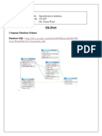 SQL Sheet