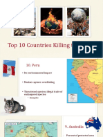 10 Countries Killing The Country