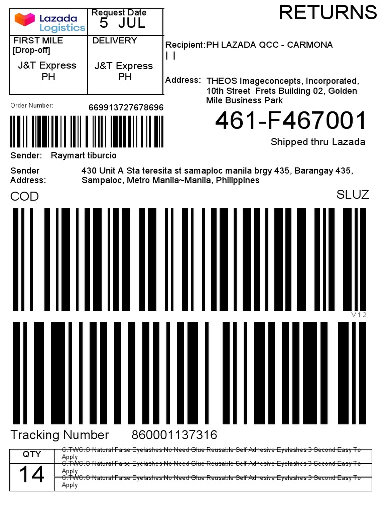 Return Label | PDF
