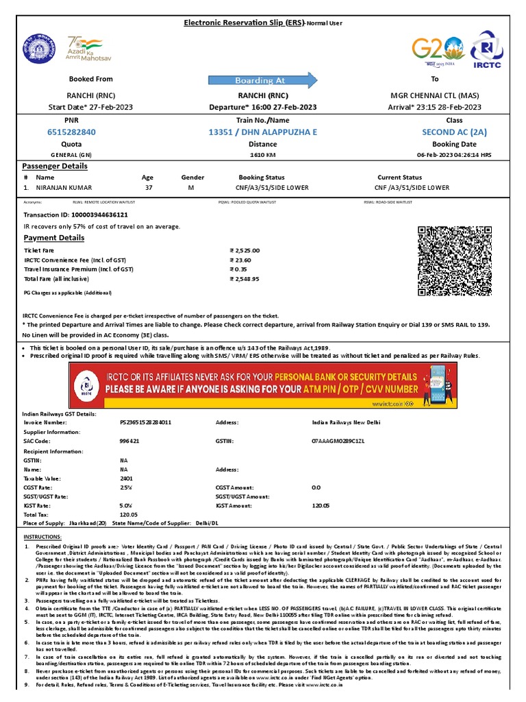 Niru Ticket | PDF
