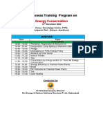 Agenda of Awareness Cum Training Programme