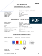 MSDS PRODUCTOS