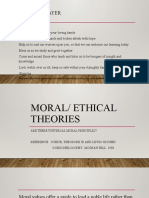 Moral Ethical Theories