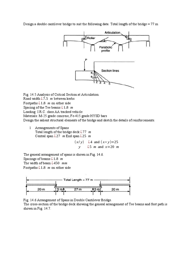 Balanced Cantilever Pdf Bending Beam Structure