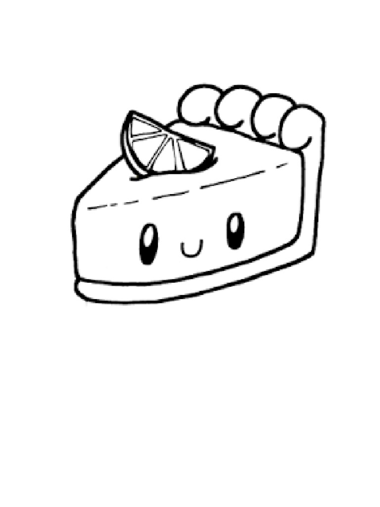 Colorear Comida Kawaii | PDF