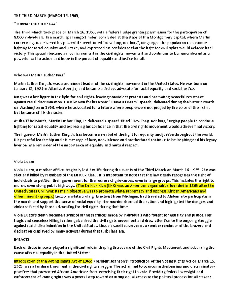 The Third March | PDF