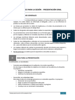 UNMSM - Pautas Sesión Presentación Oral