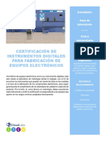 Certificado de Instrumentos Digitales Involucrados en Proceso de Electrónicos - Estudiante