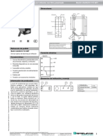 Fiche Technique 2131282 Barriere Lumineuse rlk31 542531115 Set