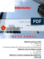 Sistem Utilitas-Lift