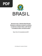 Dilma Rousseff na 66ª Assembléia Geral da ONU