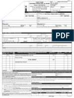 Pages From FedEx Freight Bill of Lading