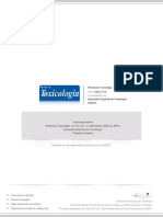 Toxicología Laboral Revista de Toxicología, Vol. 20, Núm. 2, Cuatrimestral, 2003, Pp. 89-91 Asociación Española de Toxicología Pamplona, España