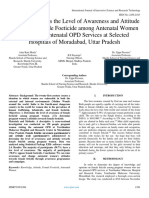 A Study To Assess The Level of Awareness and Attitude Regarding Female Foeticide Among Antenatal Women Attending Antenatal OPD Services at Selected Hospitals of Moradabad, Uttar Pradesh