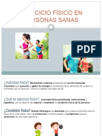 Ejercicio Físico en Personas Sanas