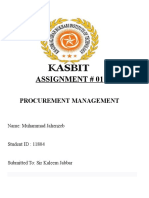 Procurement Assignment 1