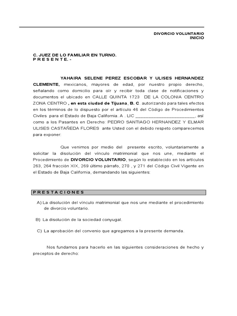 Yahaira Selene Divorcio Vol | PDF