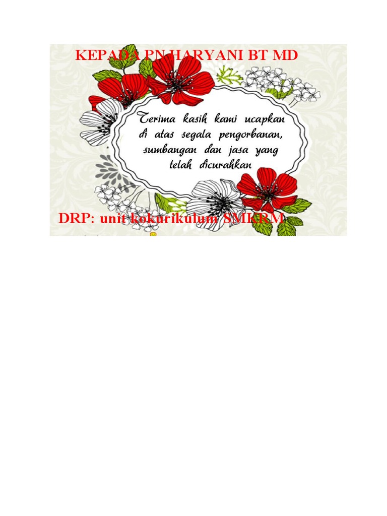 Kad Perpisahan | PDF