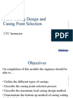 Basic Casing Design and Casing Point Selection