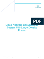 Cisco Network Convergence System 540 Large Density Routers Data Sheet