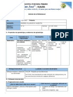 Sesion de Aprendizaje Matematica 30-05