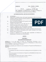 Arrêté Créant Le Comité de Pilotage Du PRE2C