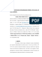 Interpone Recurso Extraordinario Federal Por Causal de Arbitrariedad Scribd