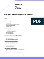 IT Project Management Course Syllabus 