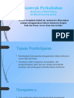 1 Kontrak Kul, Sejarah Bahasa Indonesia