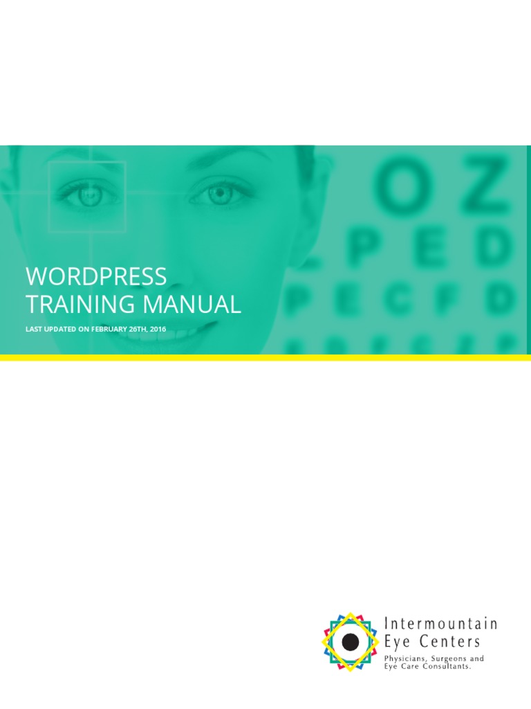 WordPress Training Manual Guide | PDF | Hyperlink | Word Press